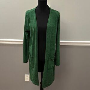 Sew In Love Forest Green Cardigan